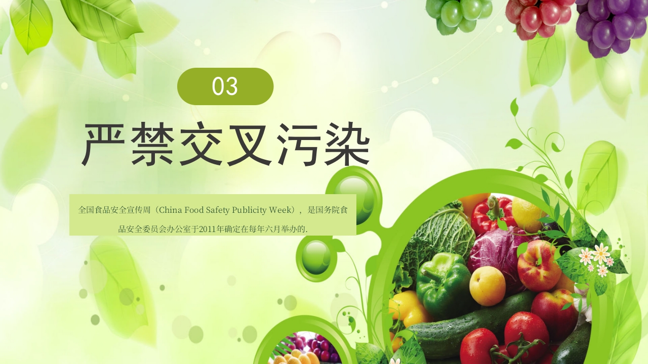 全国食品安全宣传周食品安全培训PPT课件13