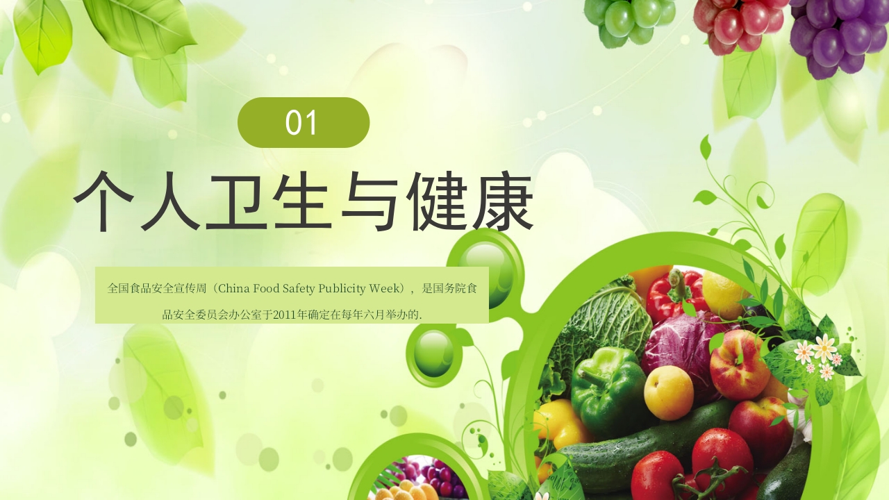 全国食品安全宣传周食品安全培训PPT课件3