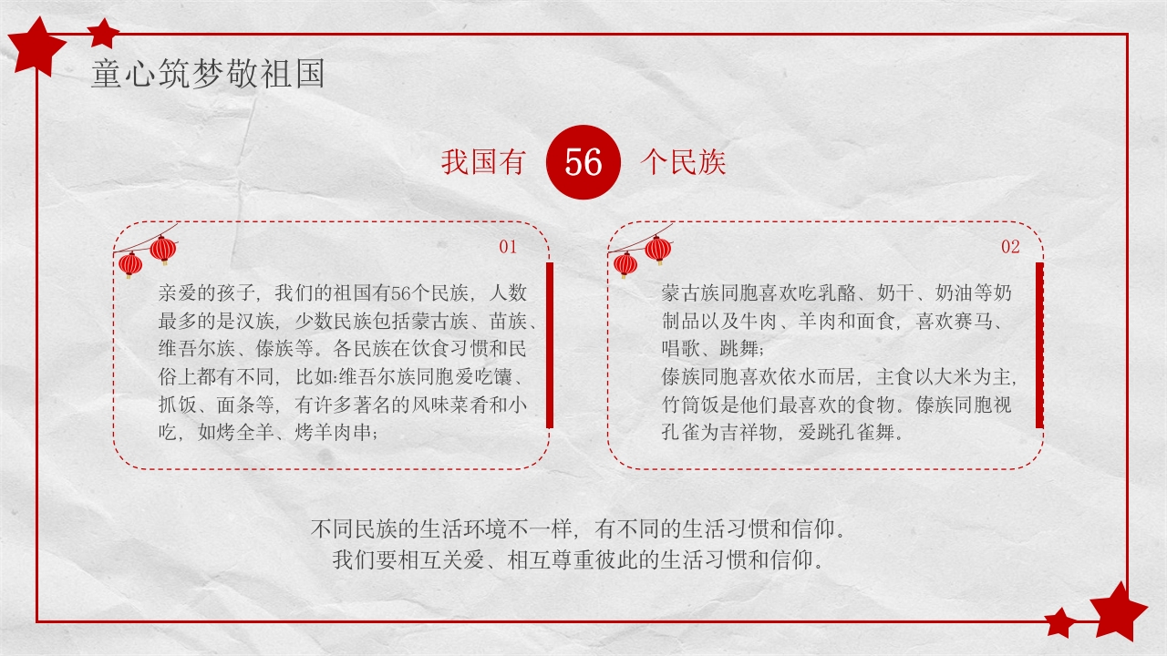 小学幼儿园庆祝国庆节爱国主题班会PPT课件10