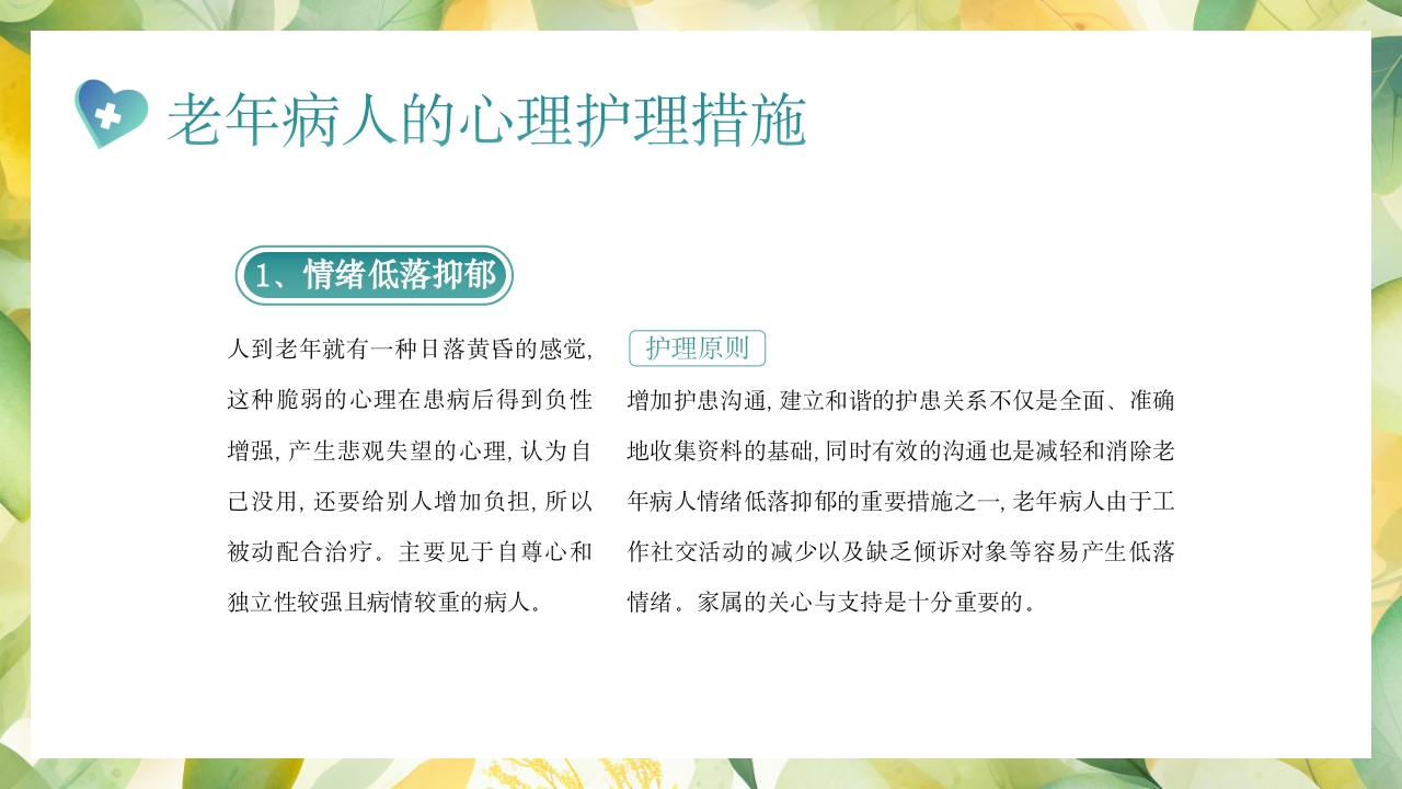 老年患者的护理PPT课件25