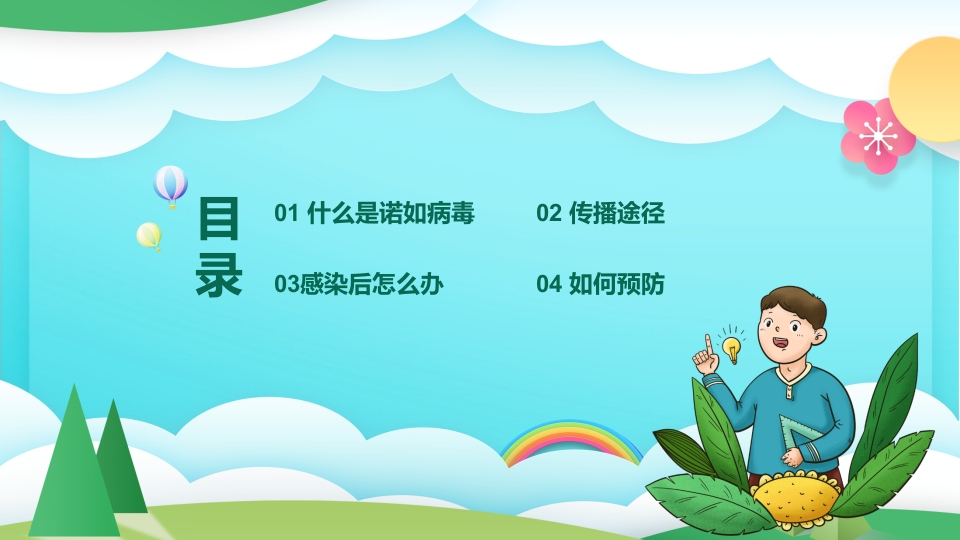 中小学预防诺如病毒主题班会PPT课件3