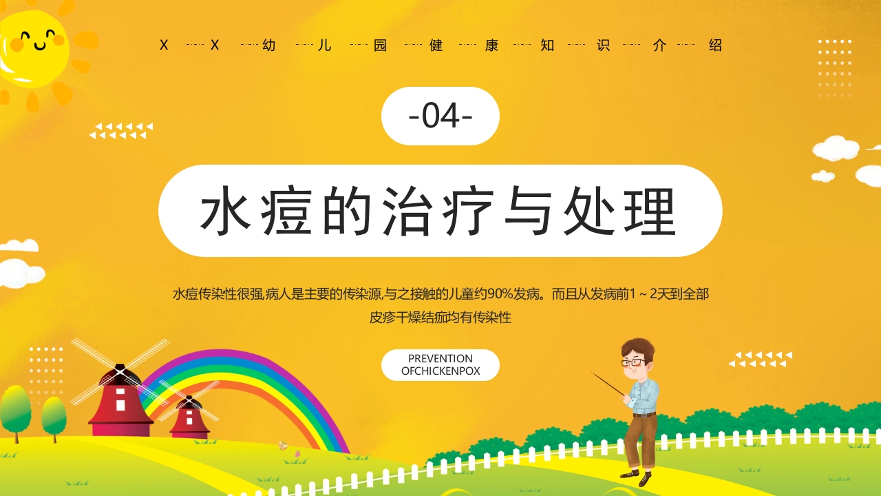 幼儿园预防水痘健康知识PPT课件24