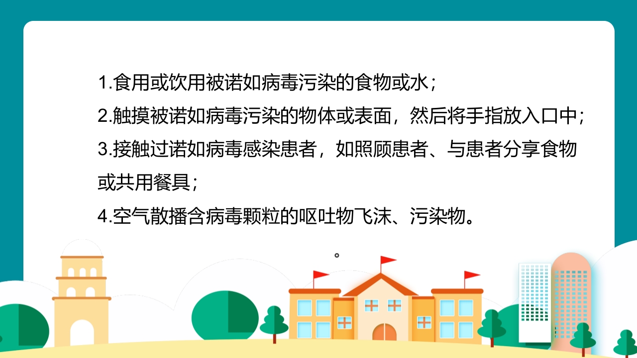 中小学防控诺如病毒主题班会PPT课件12
