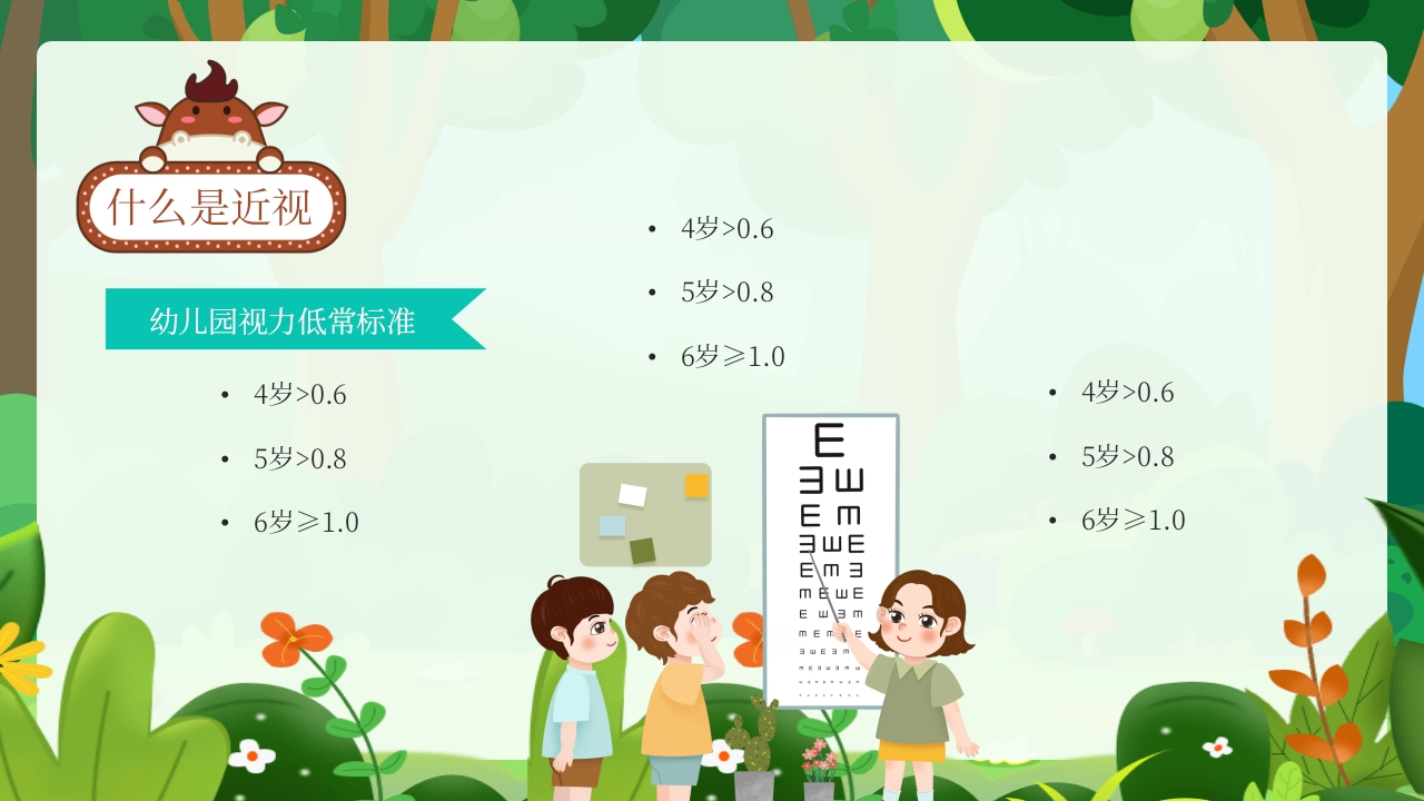 幼儿园保护眼睛预防近视主题班会PPT课件11