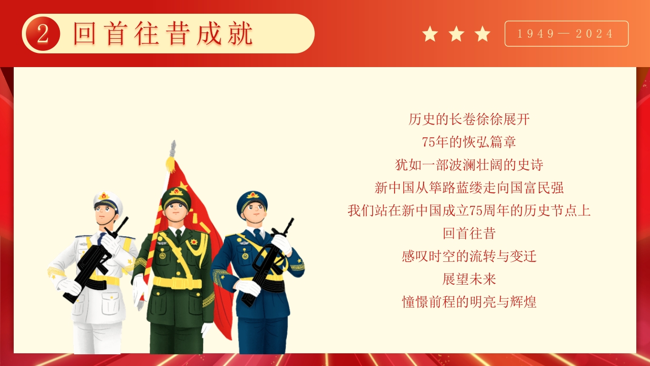 大国华诞繁盛共享·共筑中国梦庆国庆节75周年PPT课件12