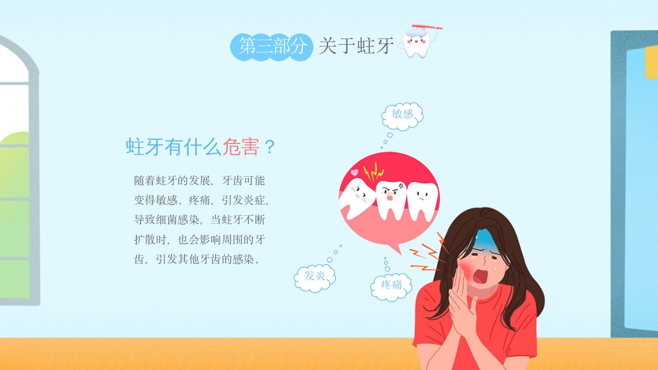 幼儿园爱牙日·儿童保护牙齿科普课件PPT课件14