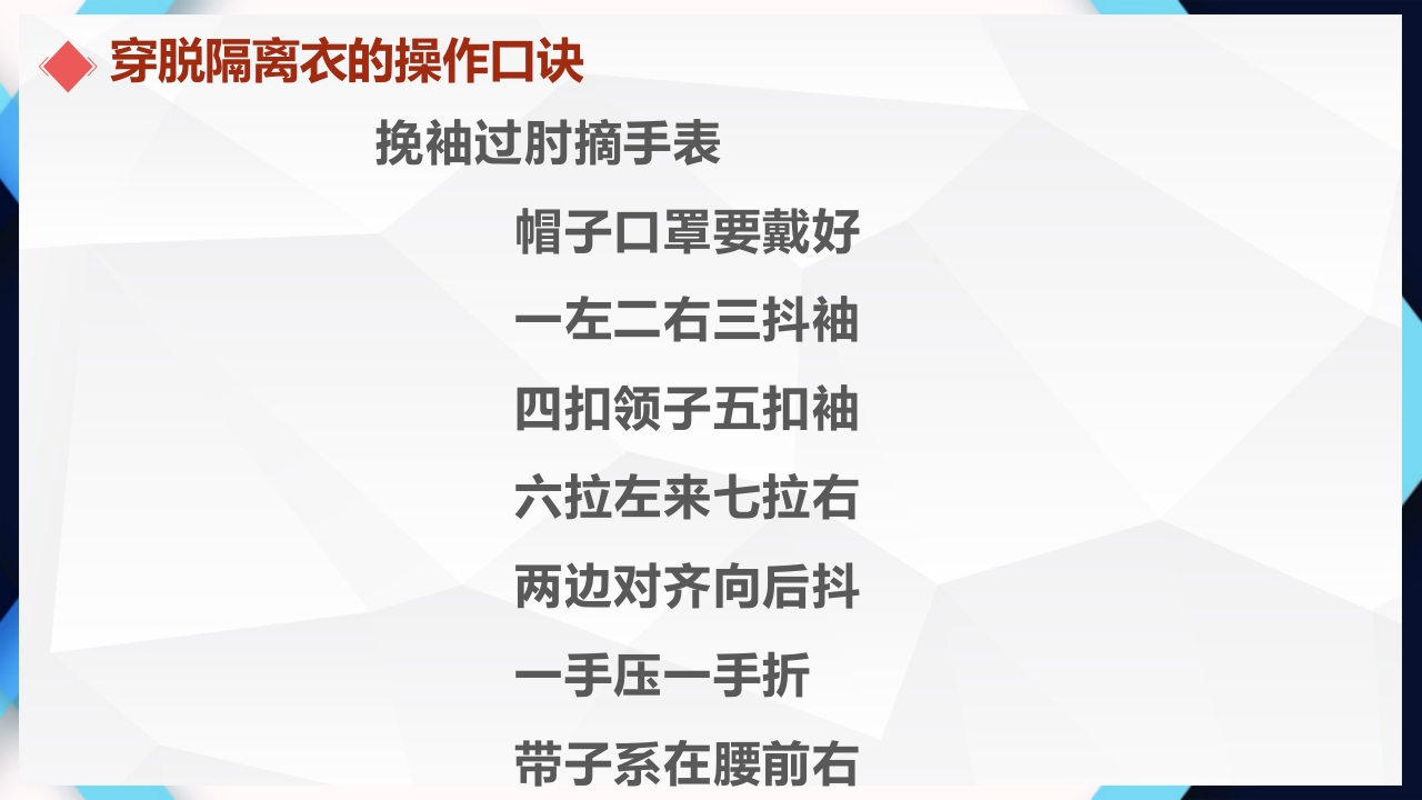 穿脱隔离衣的操作步骤PPT课件10
