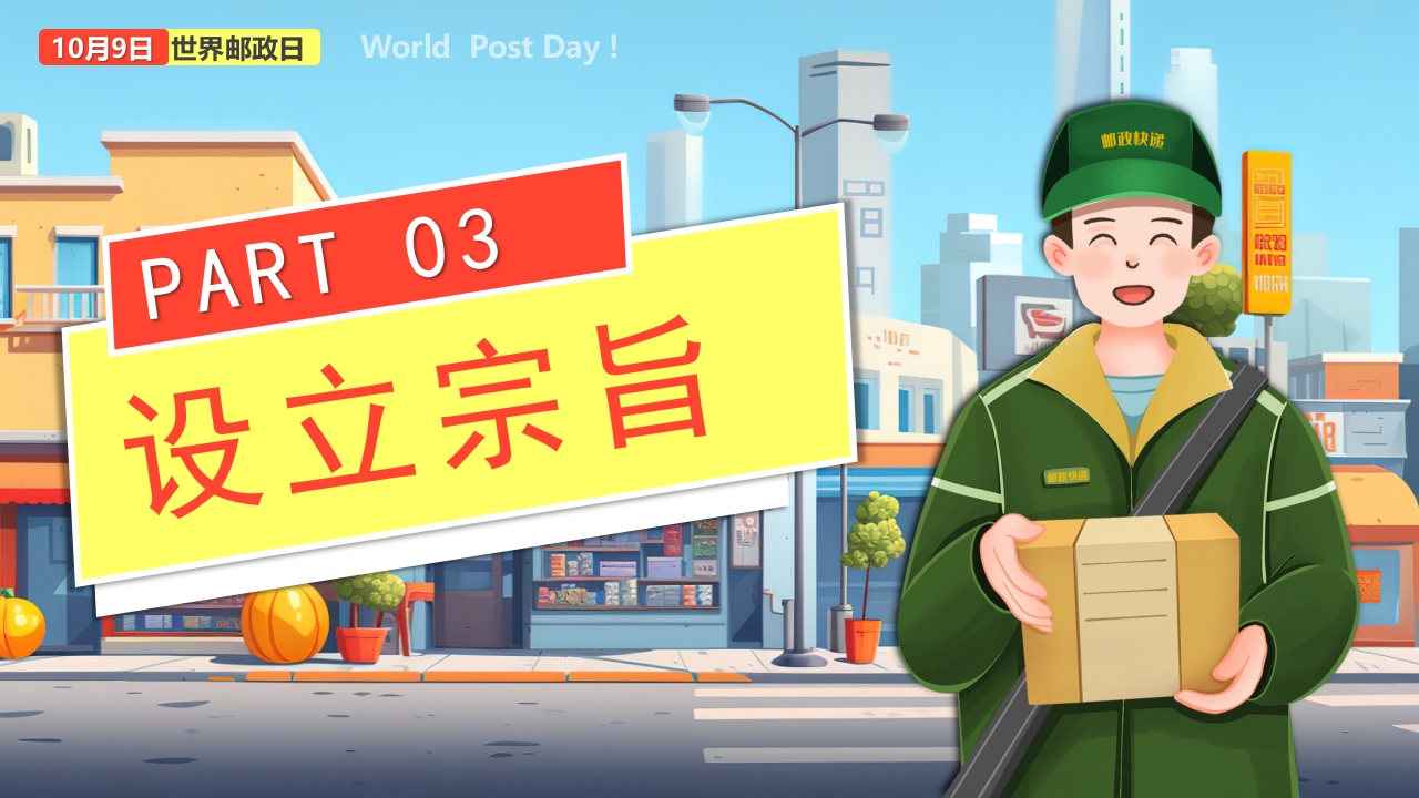 世界邮政日介绍PPT课件11