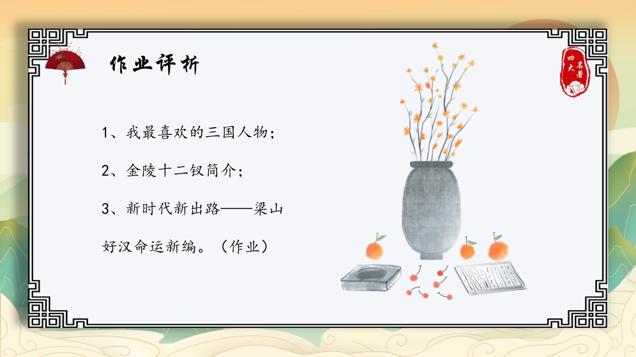 中国四大名著活动课知识竞赛PPT课件29