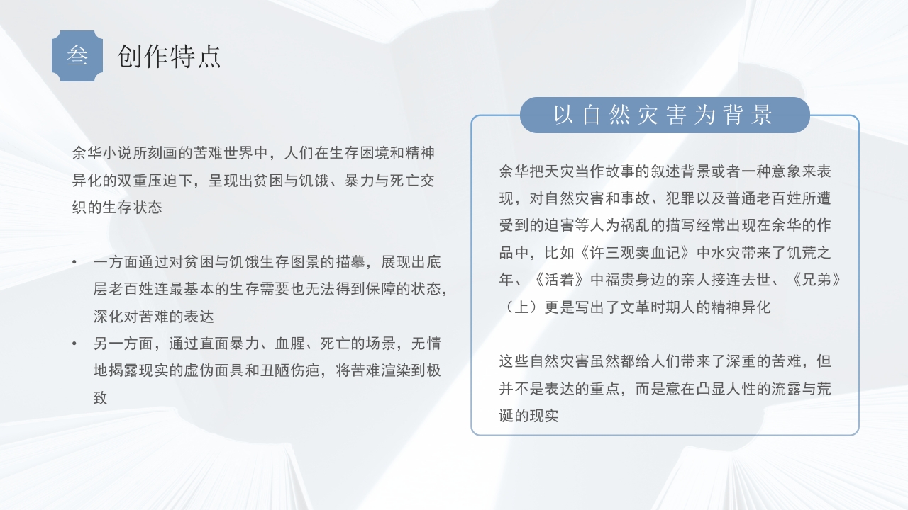 余华当代知名作家介绍PPT课件13