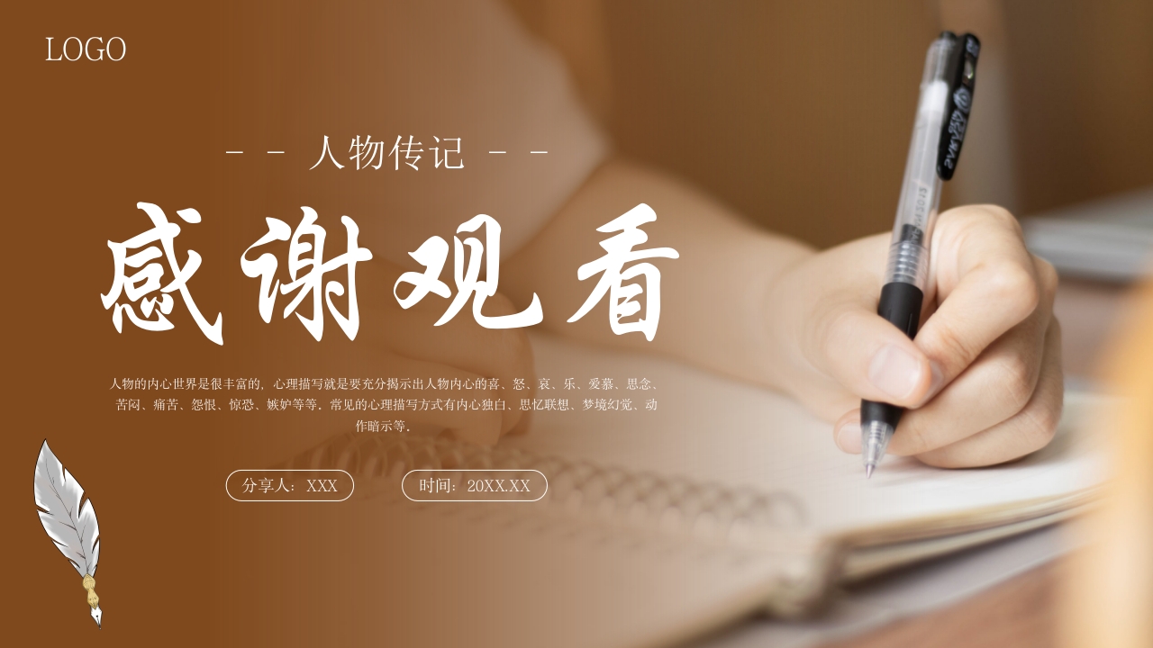 人物传记写作培训PPT课件24