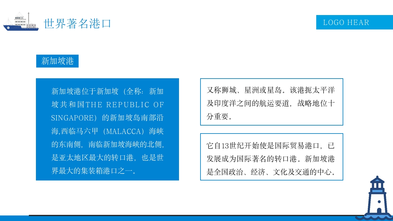 国内外知名港口介绍PPT课件14