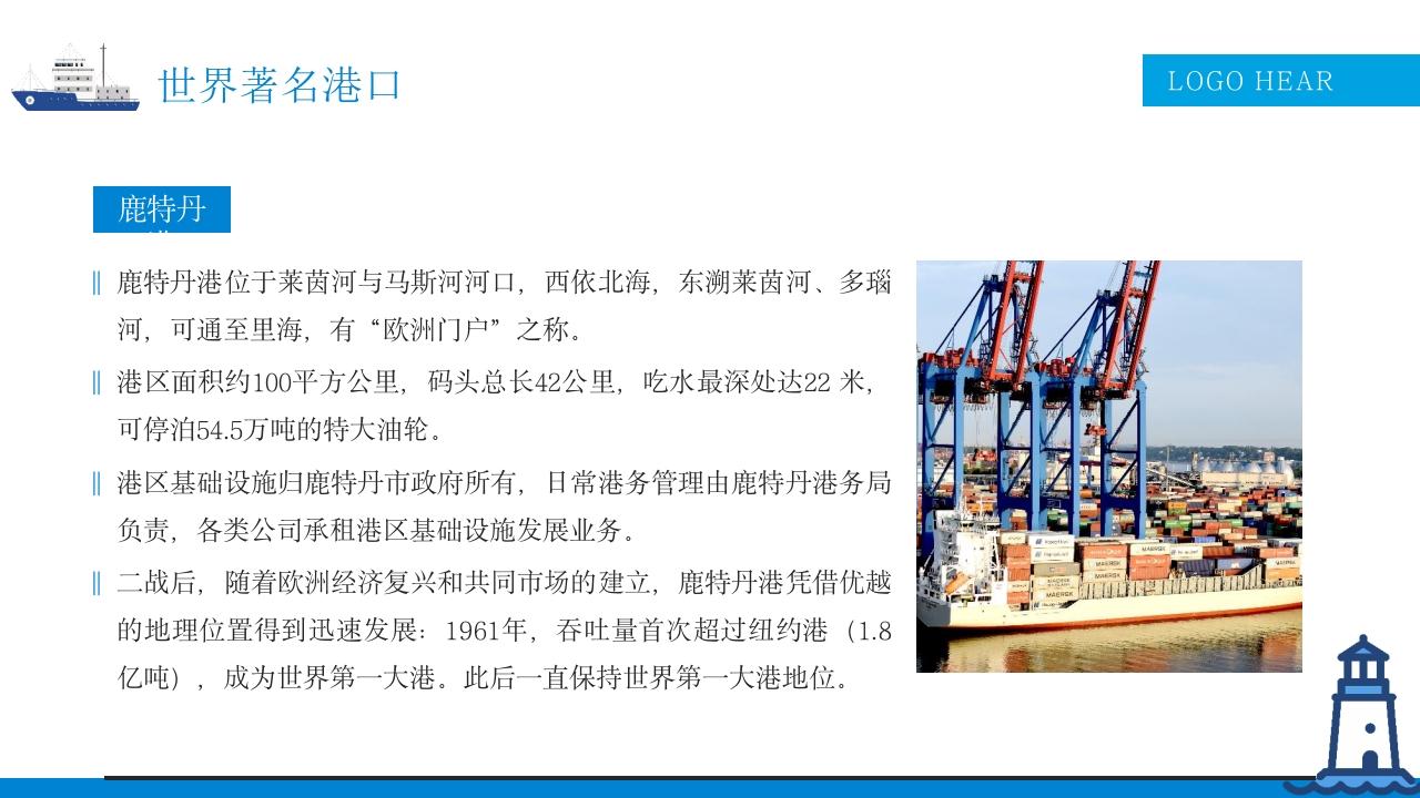 国内外知名港口介绍PPT课件16