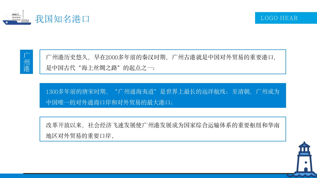 国内外知名港口介绍PPT课件9
