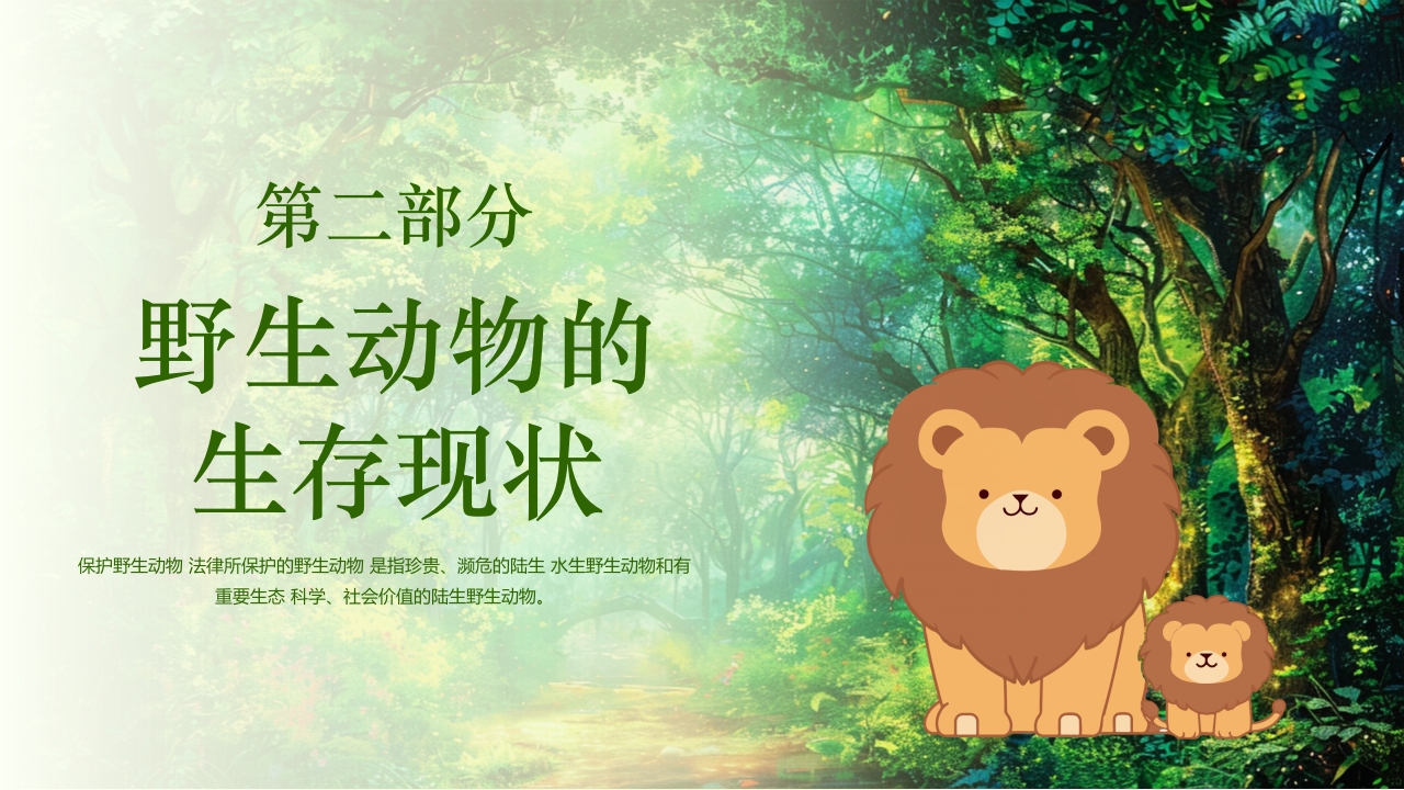 保护野生动物守护美丽家园PPT课件12