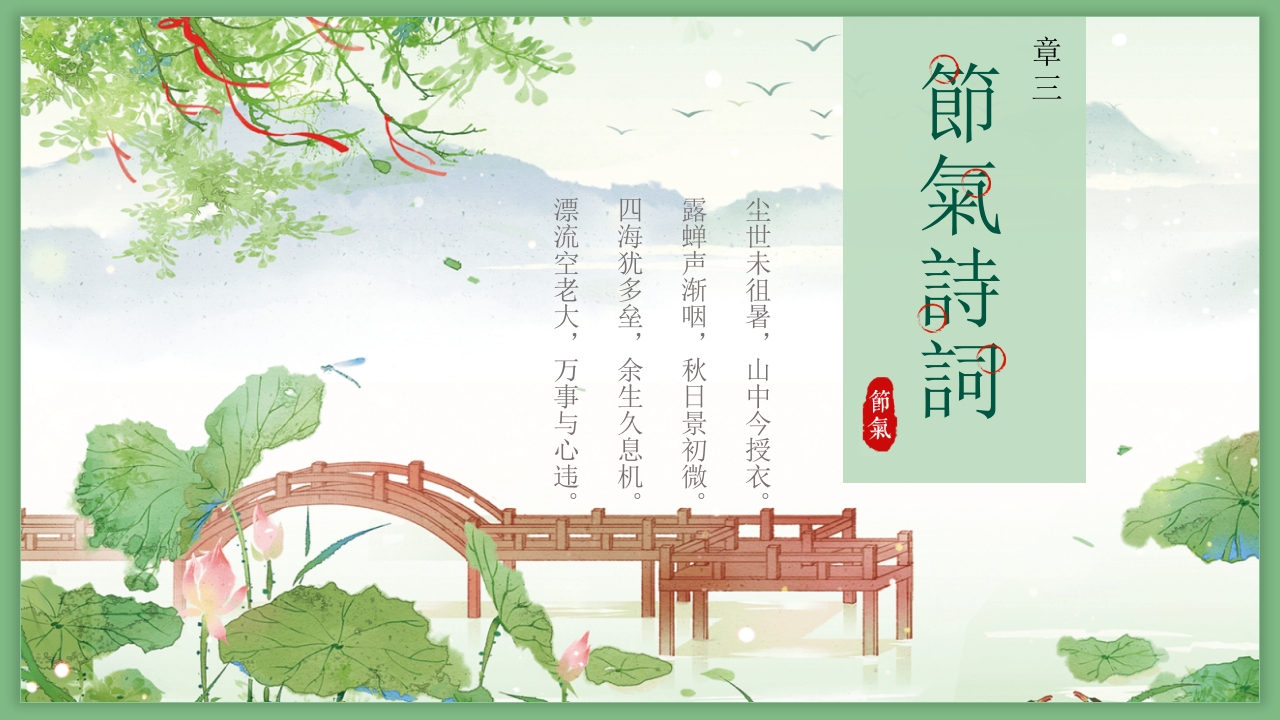 处暑节气介绍PPT课件22