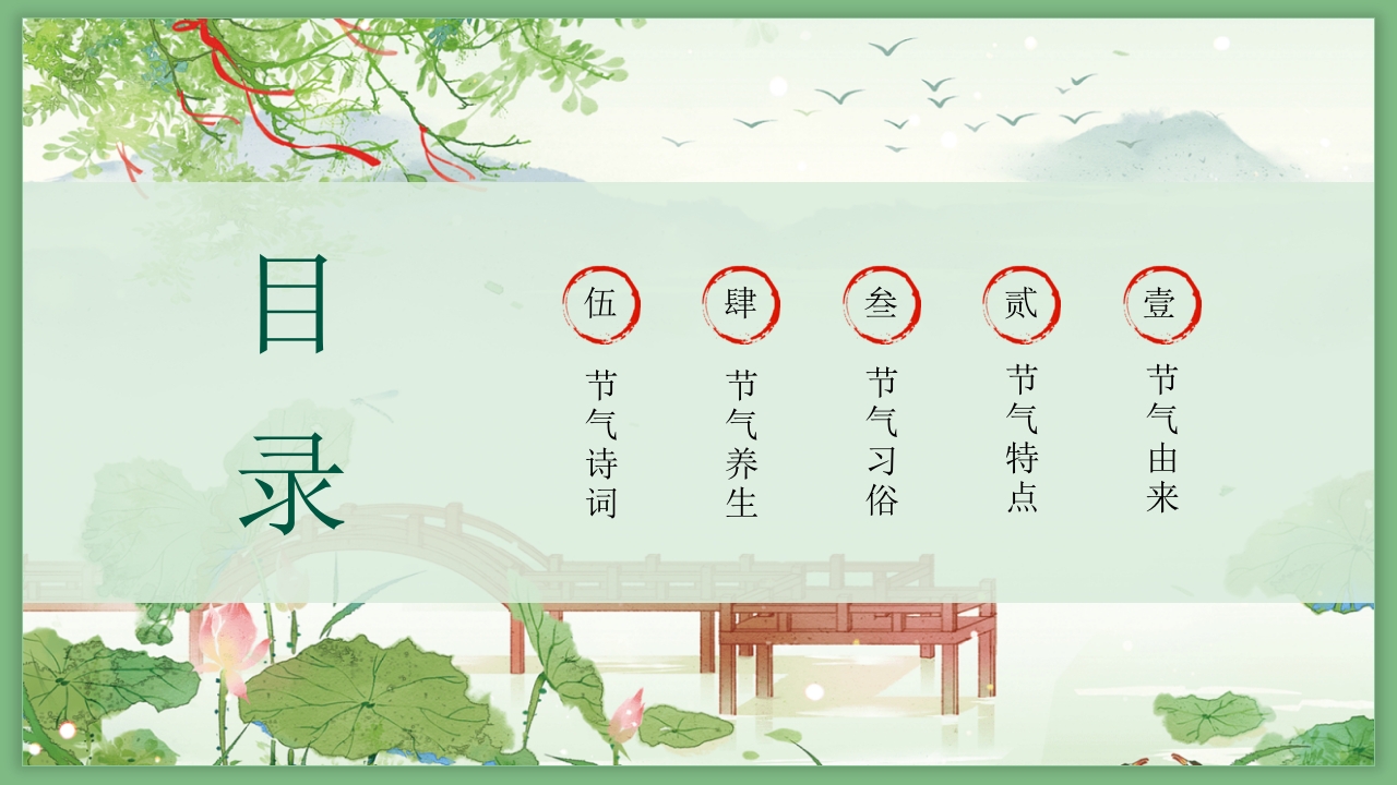 处暑节气介绍PPT课件2