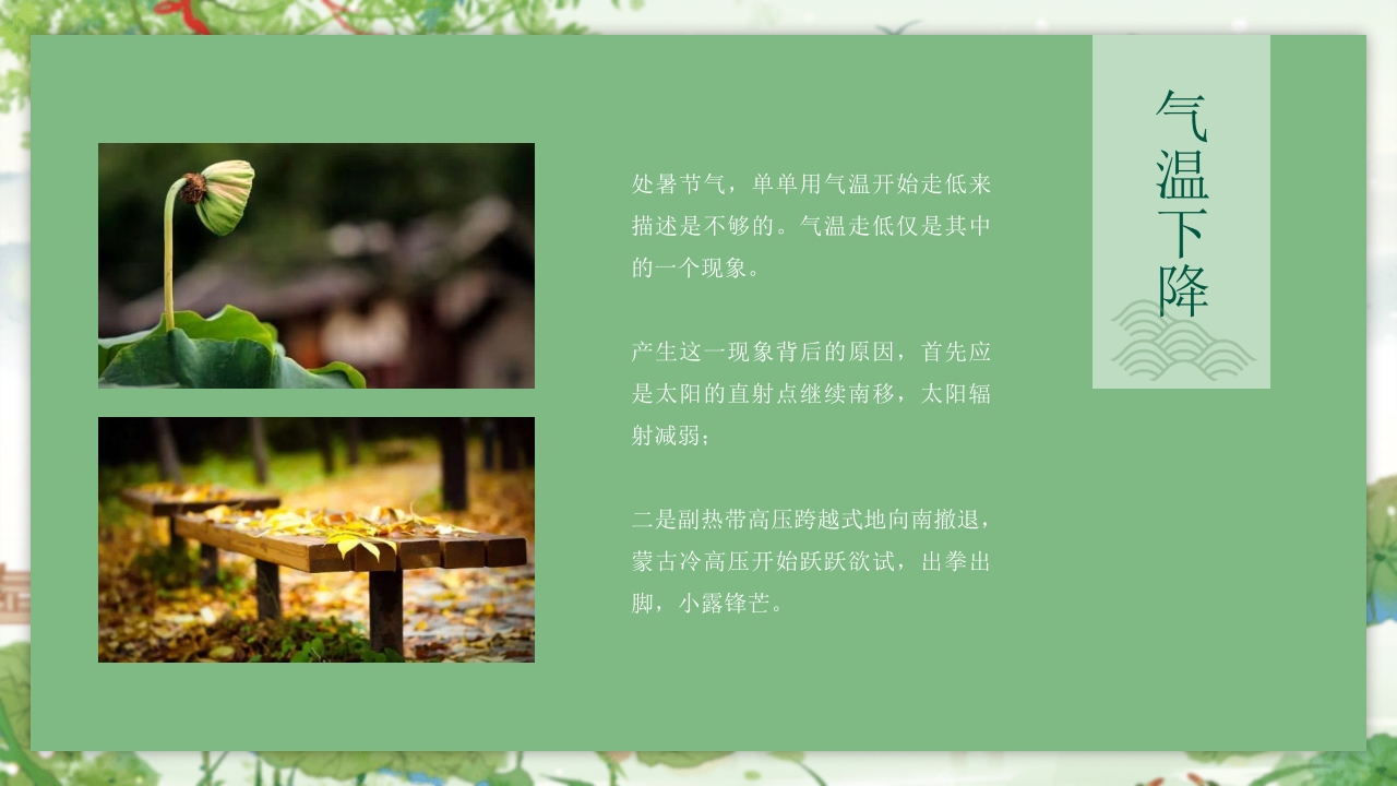 处暑节气介绍PPT课件8