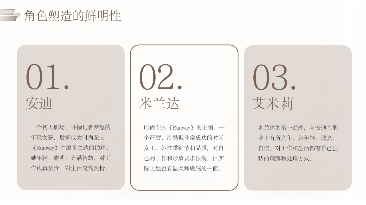 穿普拉达的女王电影分享PPT课件21