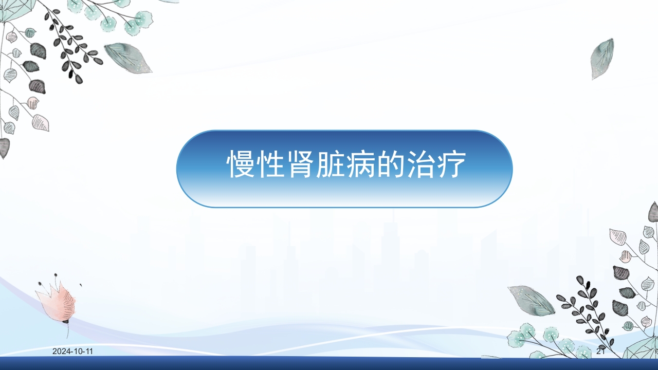 慢性肾病与复方α-酮酸片(科罗迪)PPT课件21