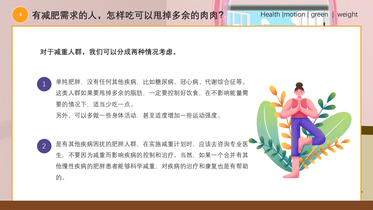 爱国卫生月健康体重主题PPT课件17