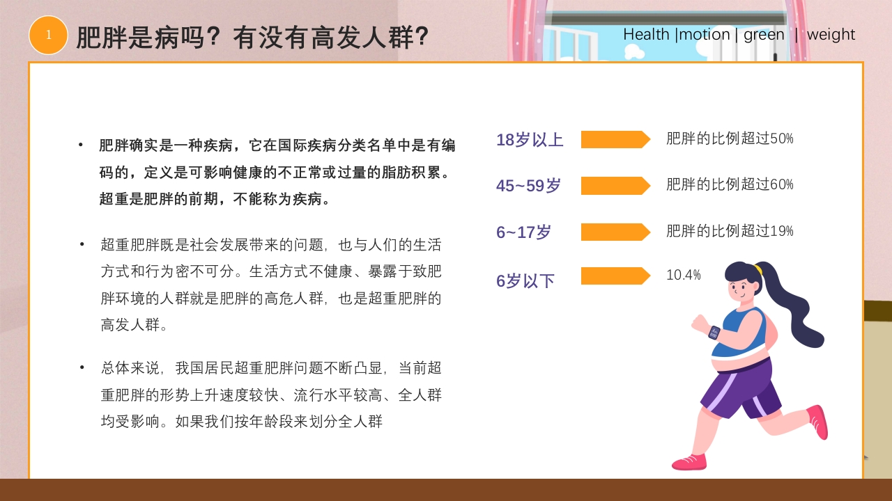 爱国卫生月健康体重主题PPT课件6