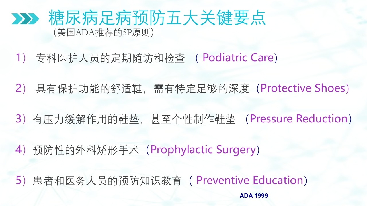 糖尿病足病的健康教育与病人管理PPT课件27