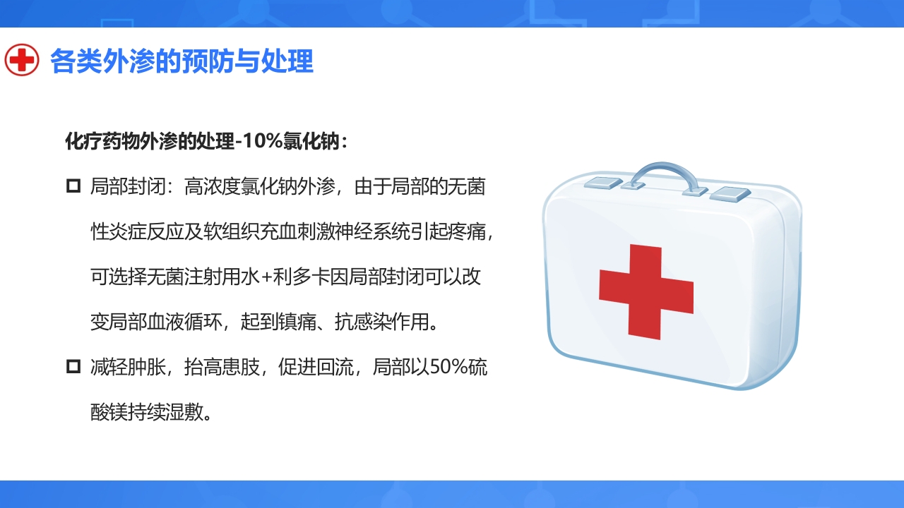 静脉输液外渗的预防与处理PPT课件21