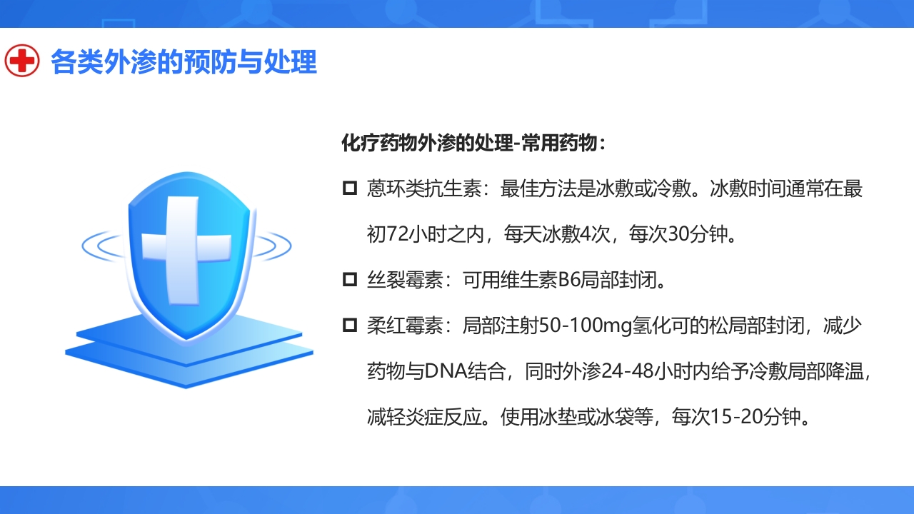 静脉输液外渗的预防与处理PPT课件28