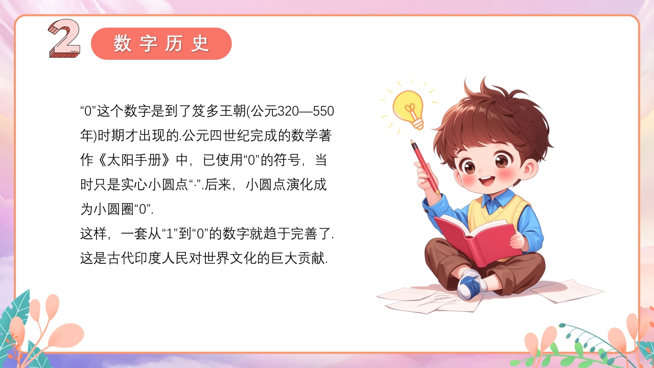 阿拉伯数字的来历数学PPT课件9