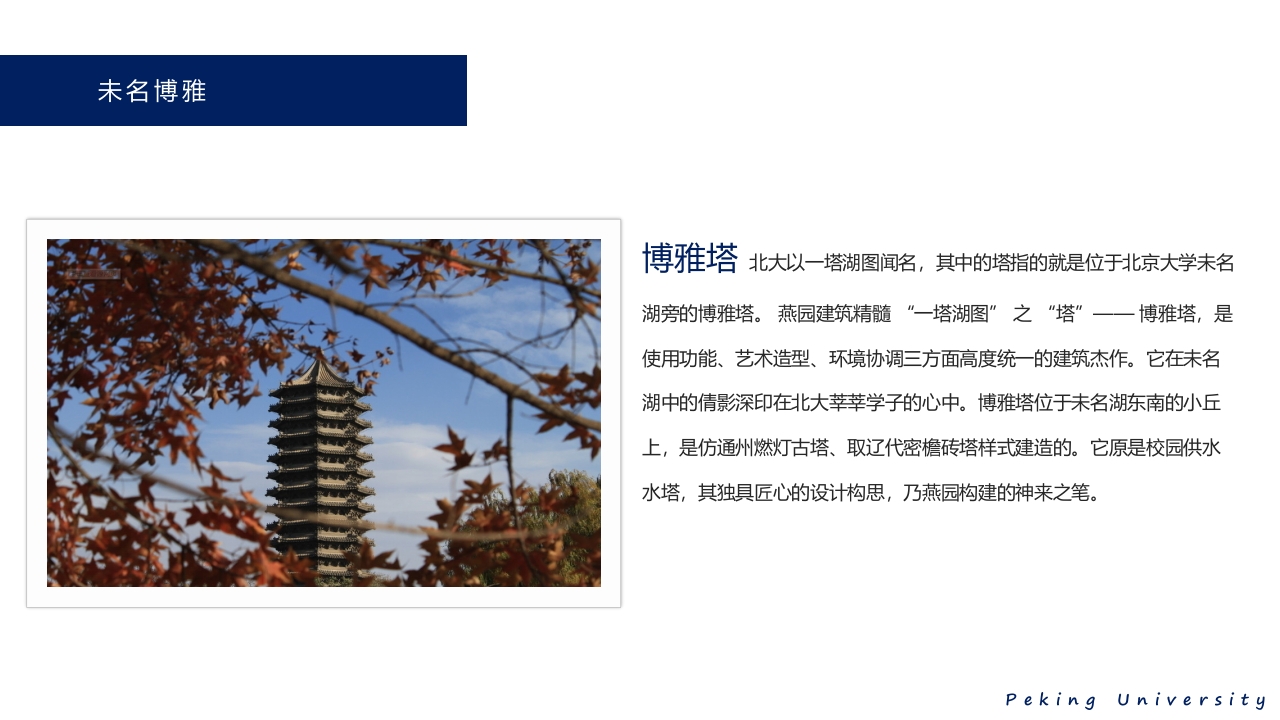 北京大学简介介绍PPT课件16