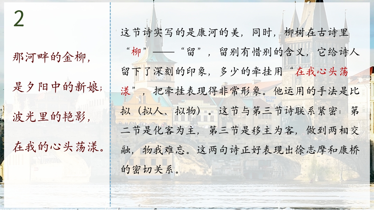 《再别康桥·徐志摩》高中语文人教版PPT课件14