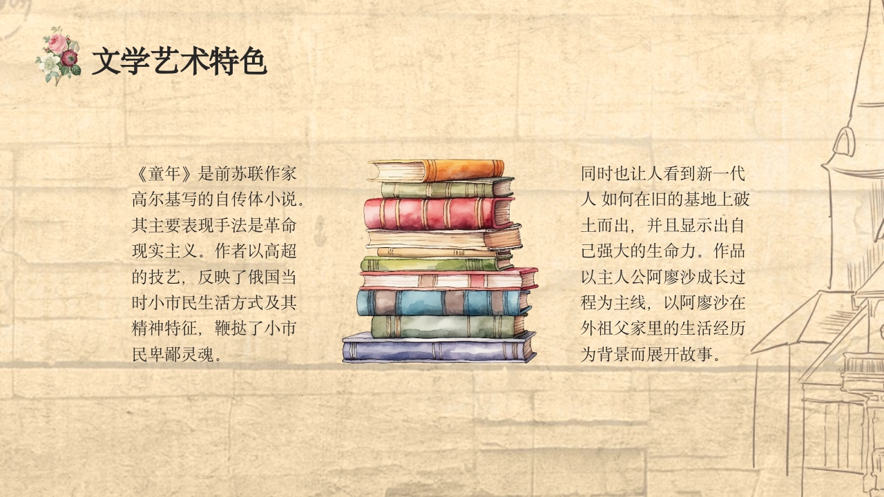 《童年》好书推荐读书分享名著导读PPT课件22