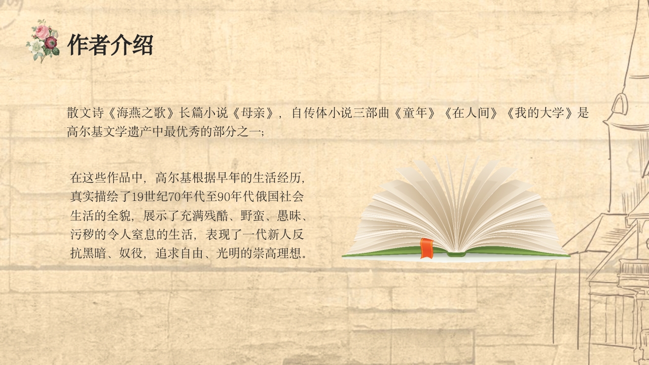 《童年》好书推荐读书分享名著导读PPT课件6
