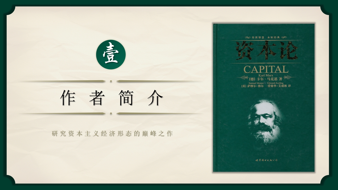 《资本论》名著导读好书推荐读后感PPT课件3
