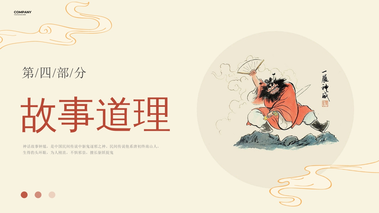 中国民间故事神话故事钟馗捉鬼PPT课件14