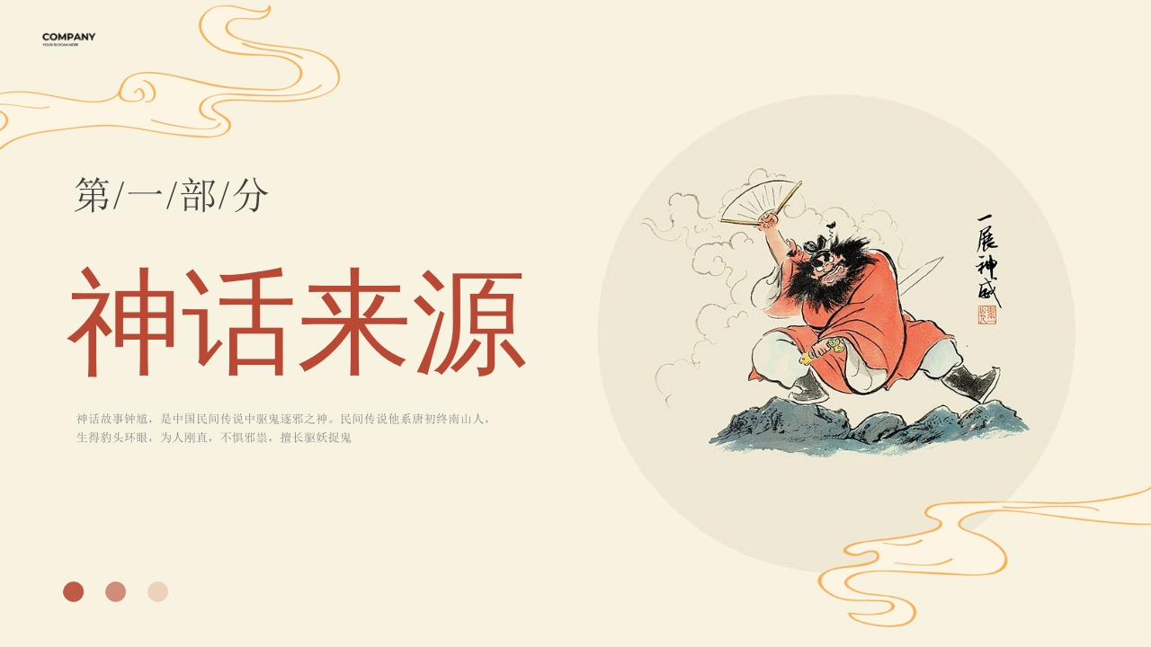 中国民间故事神话故事钟馗捉鬼PPT课件3