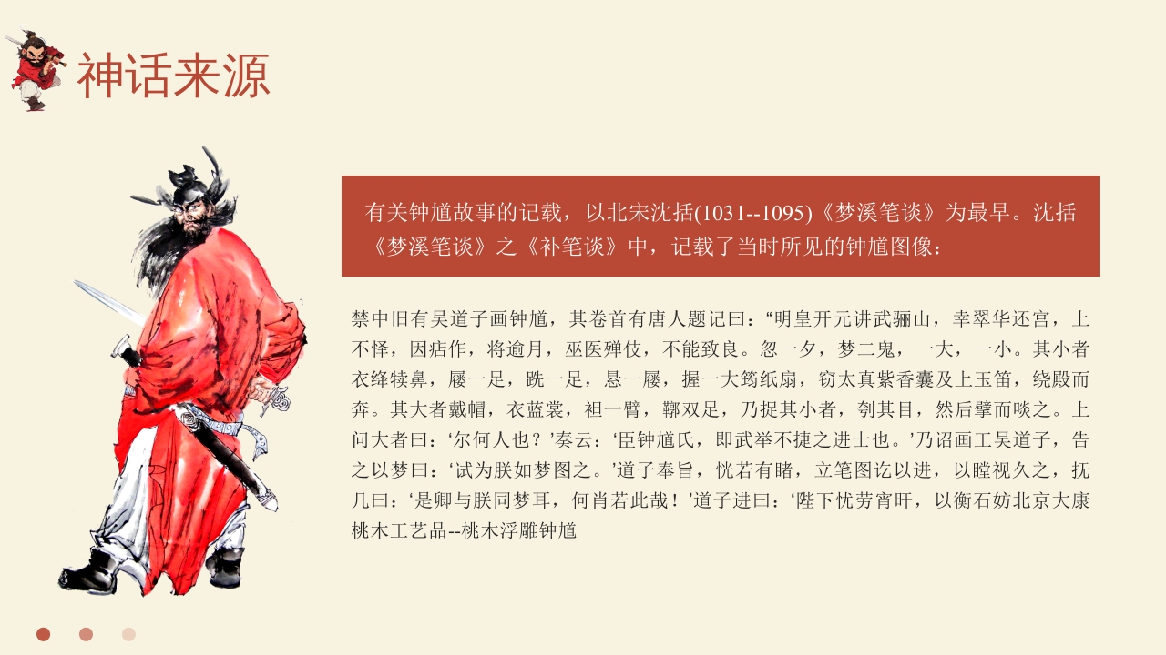 中国民间故事神话故事钟馗捉鬼PPT课件5
