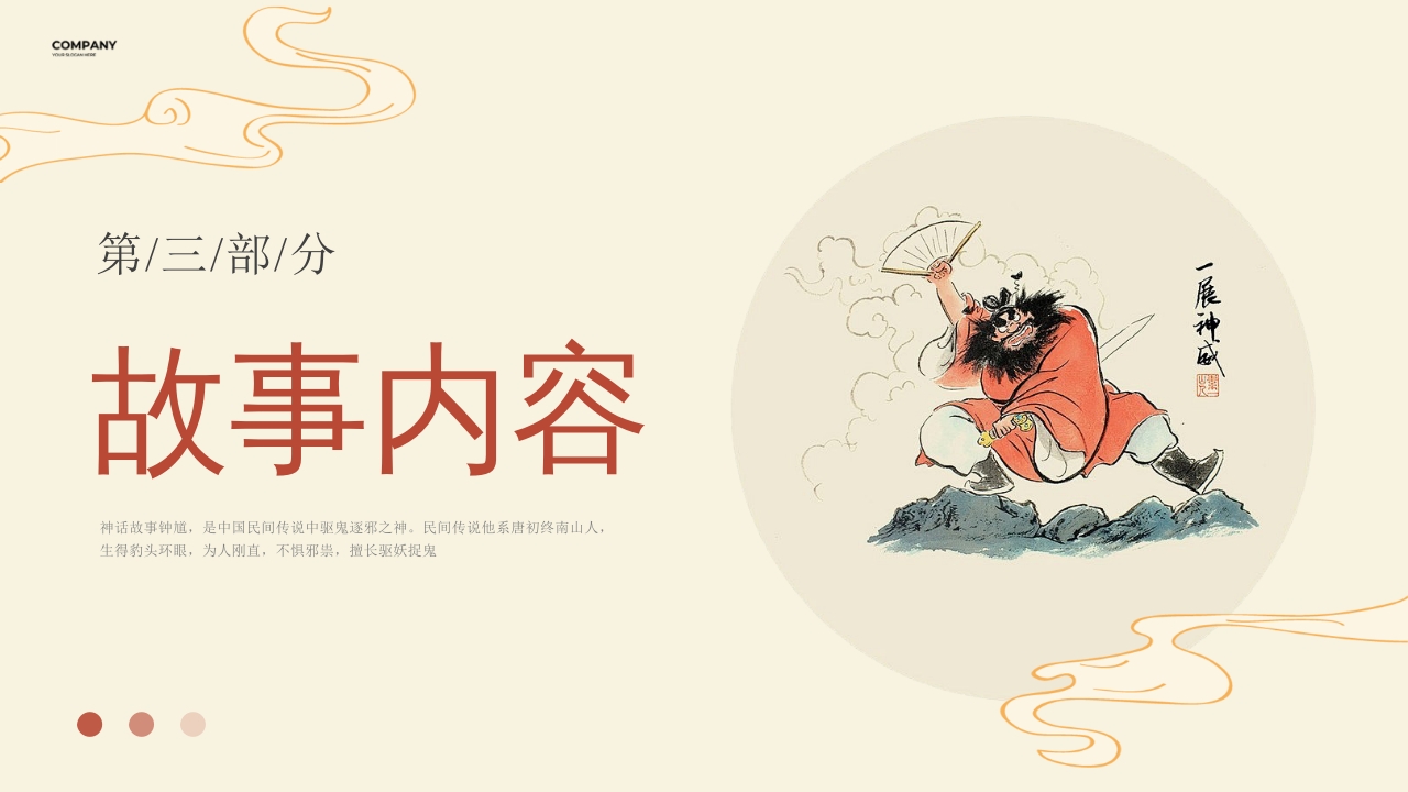 中国民间故事神话故事钟馗捉鬼PPT课件9
