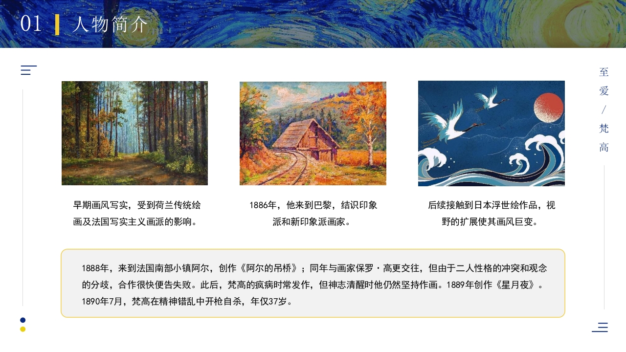 画家梵高人物传记介绍PPT课件5