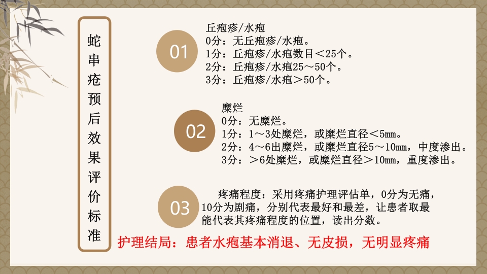 一例蛇串疮(带状疱疹)患者疼痛的个案护理PPT课件26