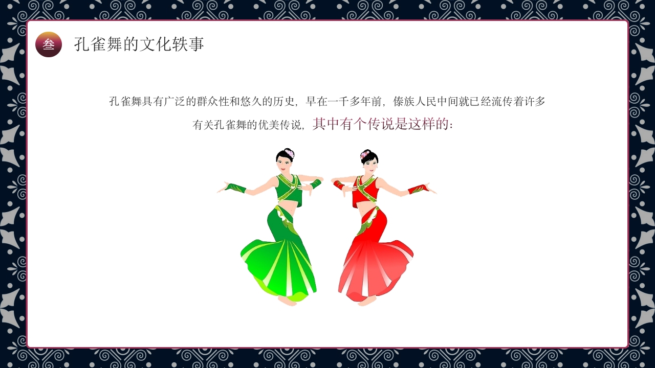 傣族孔雀舞介绍PPT课件10