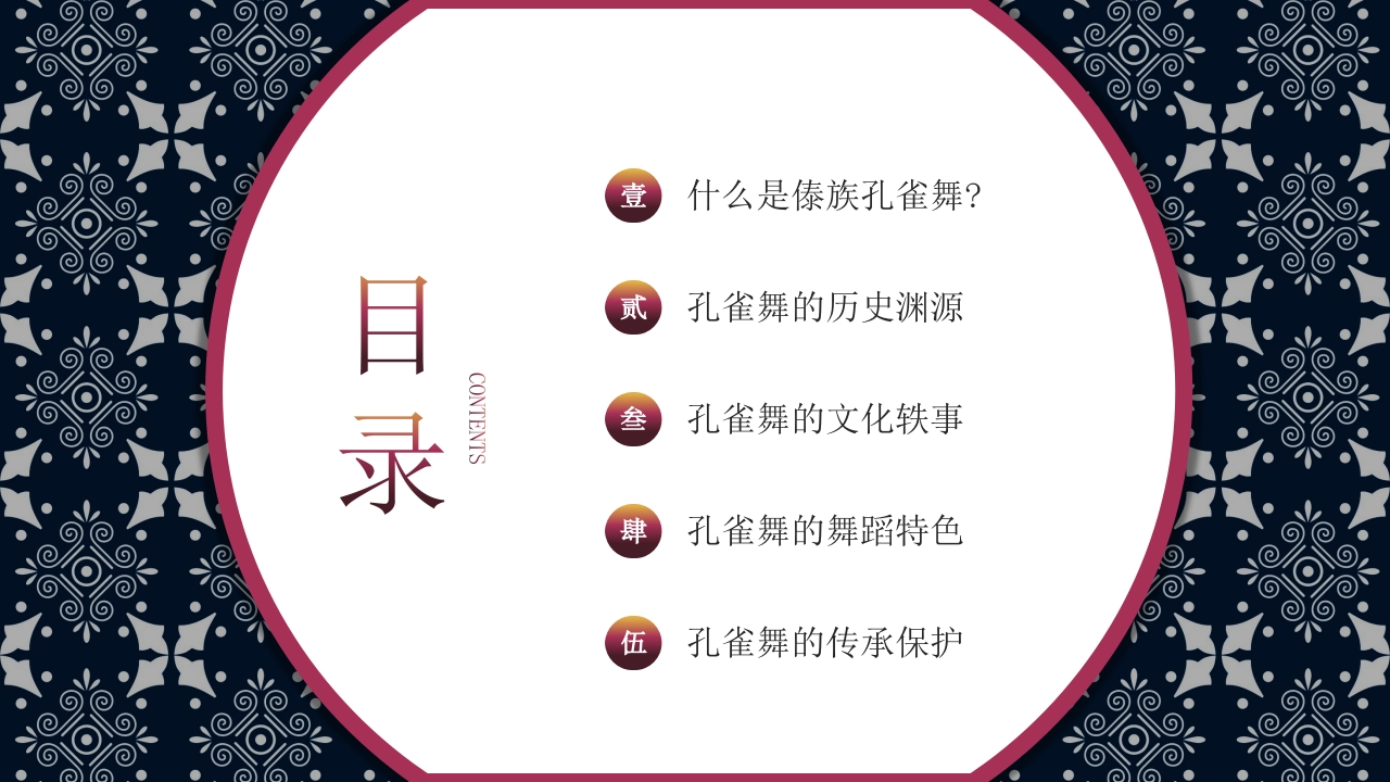 傣族孔雀舞介绍PPT课件2