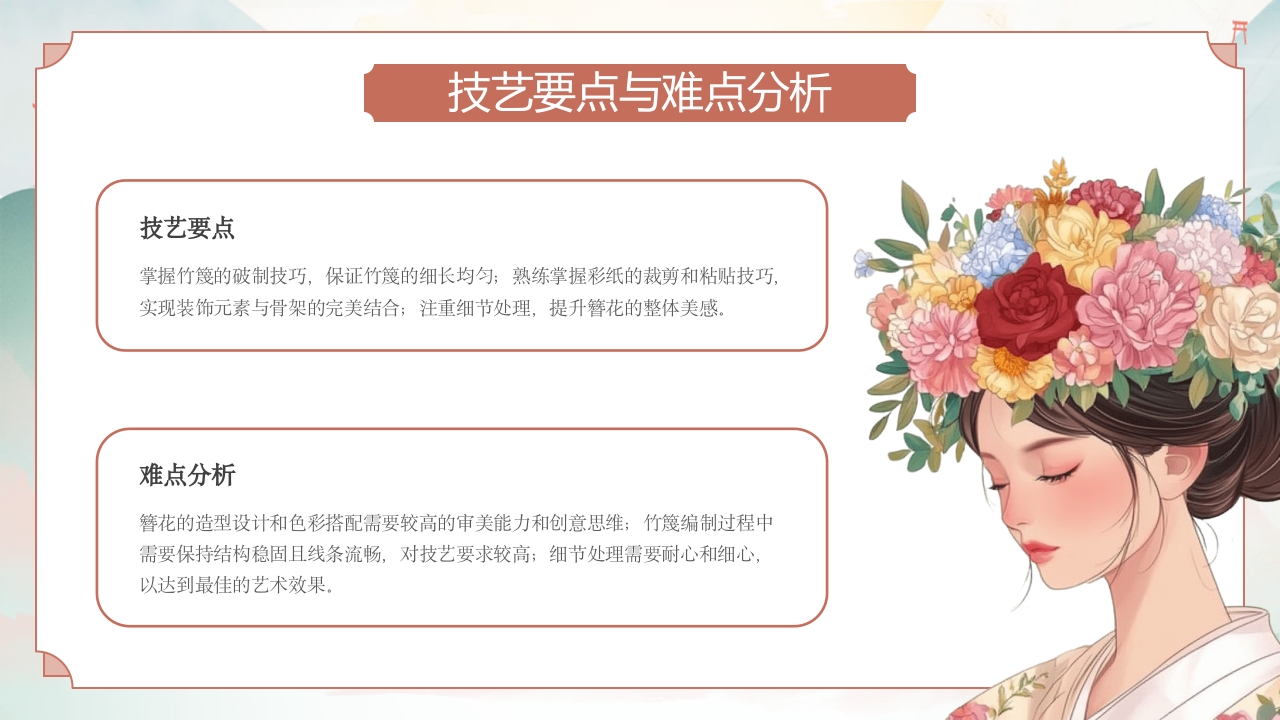 非遗文化云南布朗簪花PPT课件10