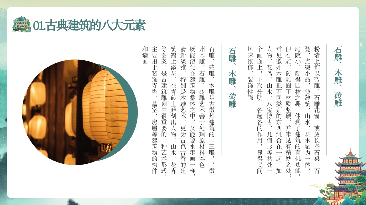 中国传统建筑历史与文化介绍PPT课件7
