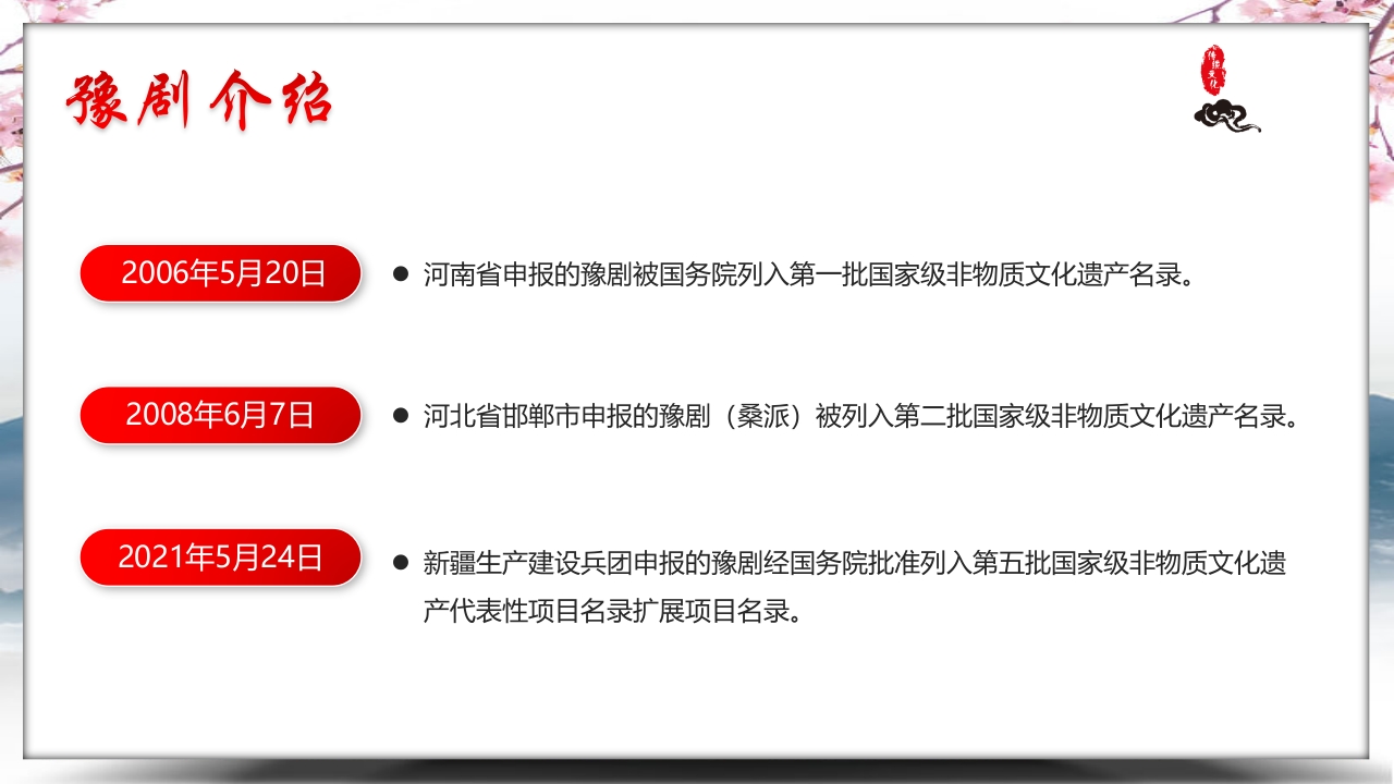 中国风非遗传承之豫剧PPT课件7