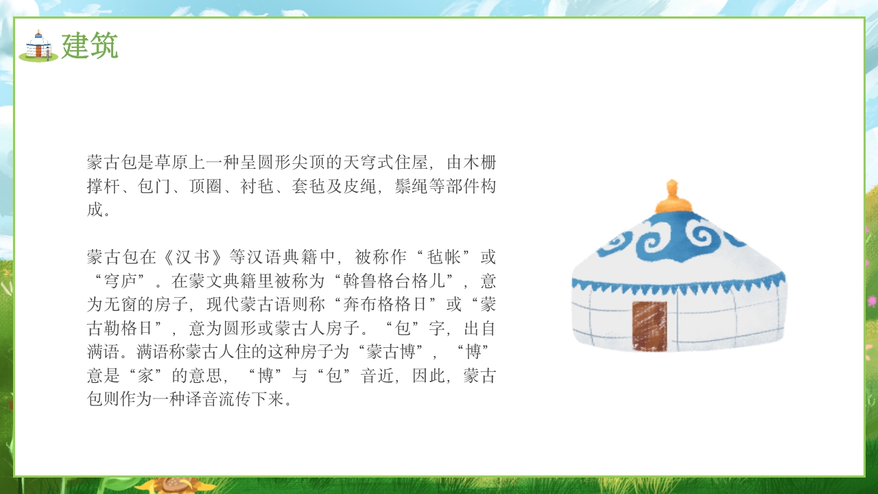 少数民族蒙古族文化介绍PPT课件17