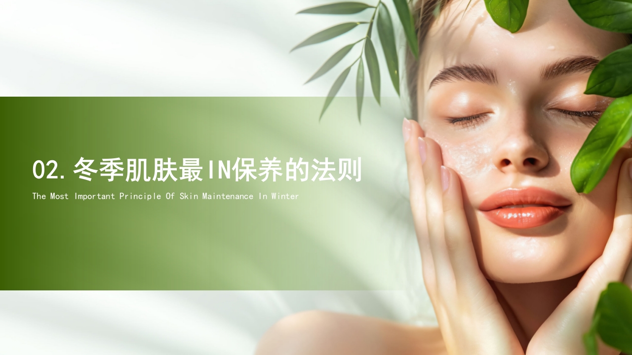 冬季面部肌肤保养PPT课件11