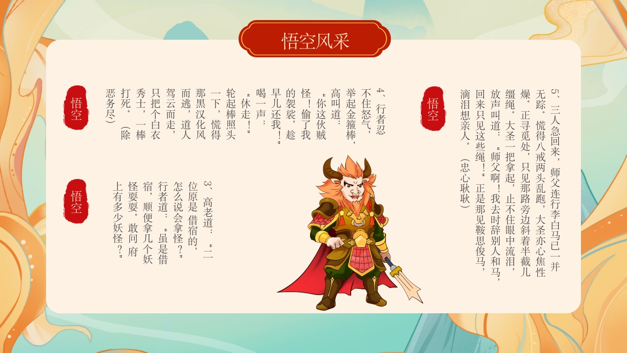 西游记人物介绍PPT课件14