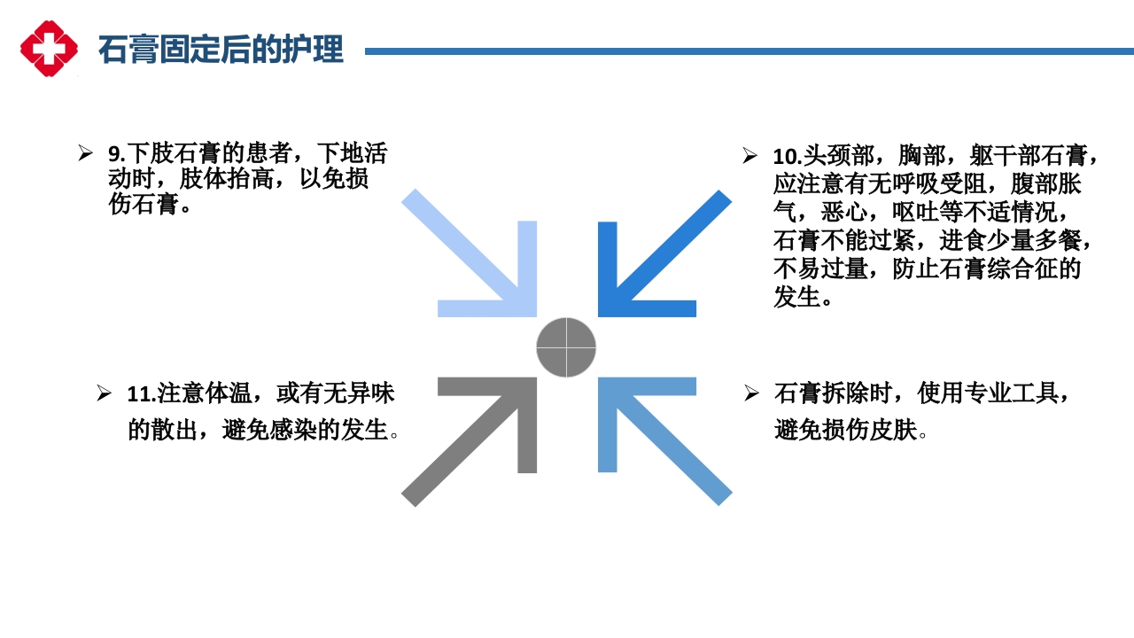 石膏固定的护理PPT课件14